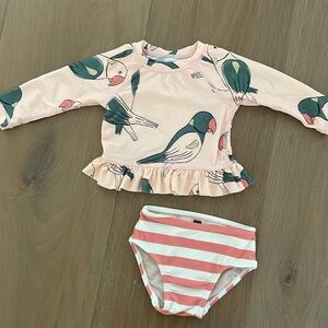 Tea Collection girls two piece swimsuit